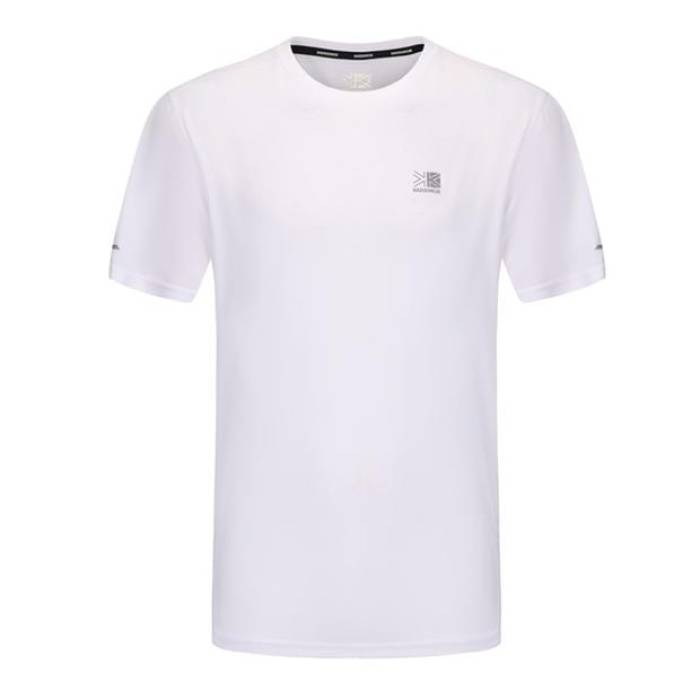 Karrimor 【 Run Short Sleeve T Shirt Mens Men White 】 幽客 Sleeve 捩り メンズ メンズ 白いこと 白いこと