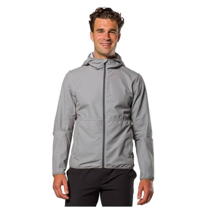 ネイサン Nathan 【 Adventure Performance Running Jacket Men Monument Grey 】 パフォーマンス Jacket ジャケット メンズ 灰色 グレー