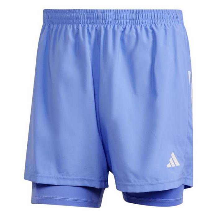 アディダス Adidas 【 Own The Run 2-In-1 Running Shorts Mens Men Blue Fusion 】 幽客 さる股引き メンズ メンズ 青み 青色 Fusion 核融合反応