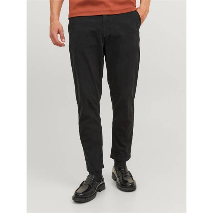 Jack And Jones 【 Harlow Chino Trouser Men Black 】 チノ メンズ 黒色 ブラック