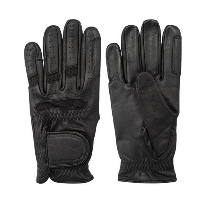 Requisite 【 Leather Horse Riding Glove Lady Women Black 】 なめし革 地球儀 グローヴ グローブ レディース 黒いこと 黒いこと