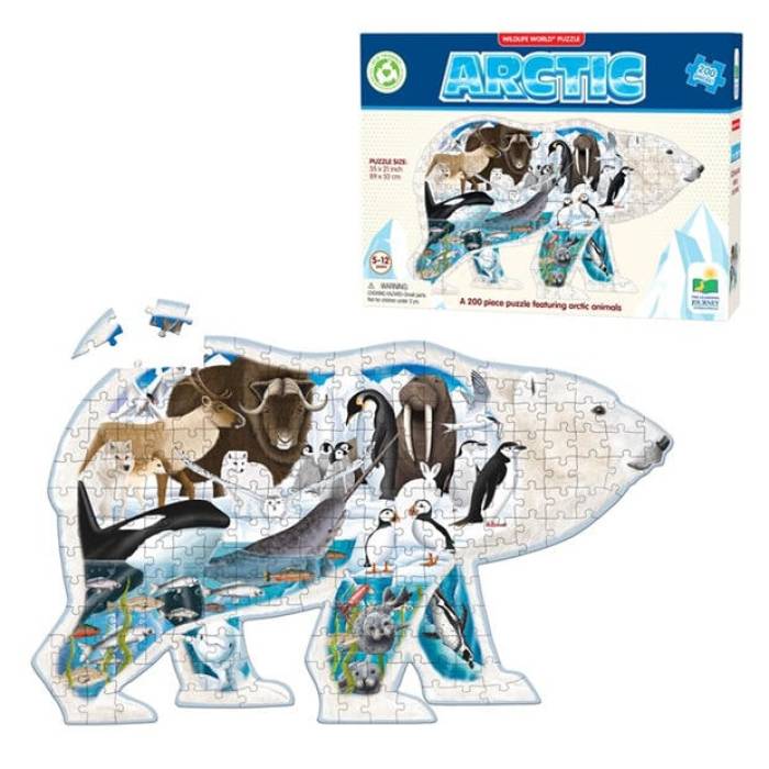 The Learning Journey 【 Wildlife World Safari Puzzle- Unisex Arctic 】 サファリ ユニ一発やる