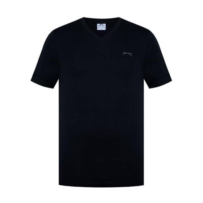 Slazenger 【 V Neck T Shirt Mens Men Black 】 メンズ メンズ 黒色 ブラック