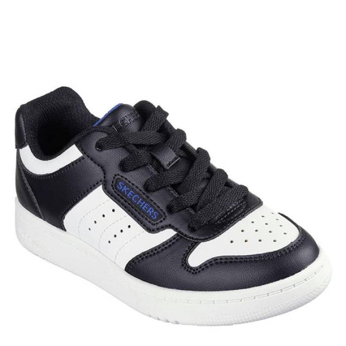 スケッチャーズ Skechers 【 Q Street Low-Top Trainers Kids Black/White 】 street ストリート シューズ スニーカー ジュニア キッズ 黒色 ブラック 白色 ホワイト