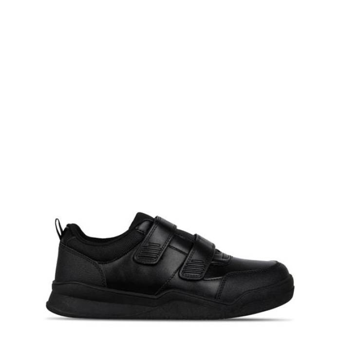 Giorgio 【 Velcro Trainers Juniors Kids Black 】 シューズ スニーカー お坊っちゃん キッズ 黒いこと 黒いこと