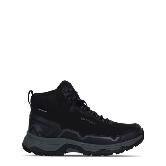 Gelert 【 Softshell Waterproof Walking Boots Juniors Kids Black 】 ブーツ ジュニア キッズ 黒色 ブラック