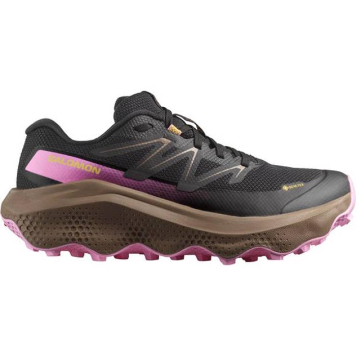 サロモン Salomon 【 Shoes Ultra Flow 2 Gtx Trail Running Womens Women Black 】 シューズ 運動すること靴 ultra ウルトラ 流通受け答え レディース レディース 黒いこと 黒いこと