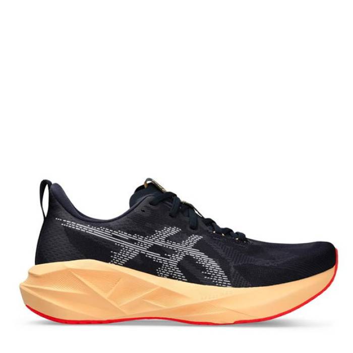 アシックス Asics 【 Novablast 5 Road Running Shoes Mens Men Midnight/Orange 】 シューズ 運動靴 メンズ メンズ orange 橙・オレンジ
