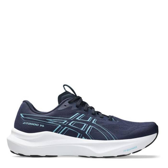 アシックス Asics 【 Gt-2000 14 Road Running Shoes Mens Men Midnight/Water 】 シューズ 運動靴 メンズ メンズ|スニケス