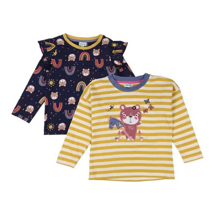 Lilly And Sid 【 Rainbow Regular Fit T-Shirt Kids Multi 】 虹色 虹霓 プルオーバー 御坊っちゃん キッズ