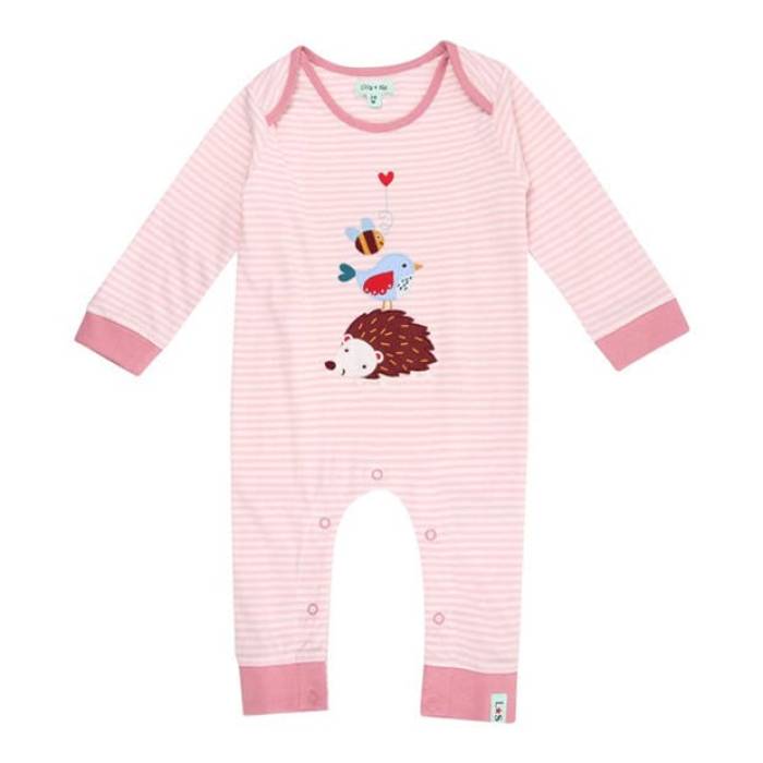 Lilly And Sid 【 Garden Playsuit Kids Pink 】 お坊っちゃん キッズ pink サクラ色