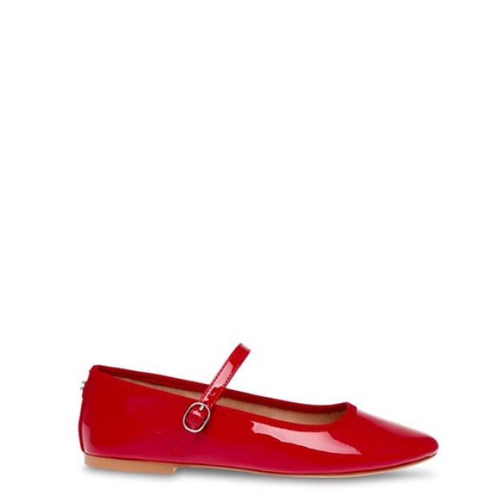 スティーブマデン Steve Madden 【 Women Vinetta Ballet Pumps Women Red Patent 】 レディース レディース Red 赤・レッド パテント