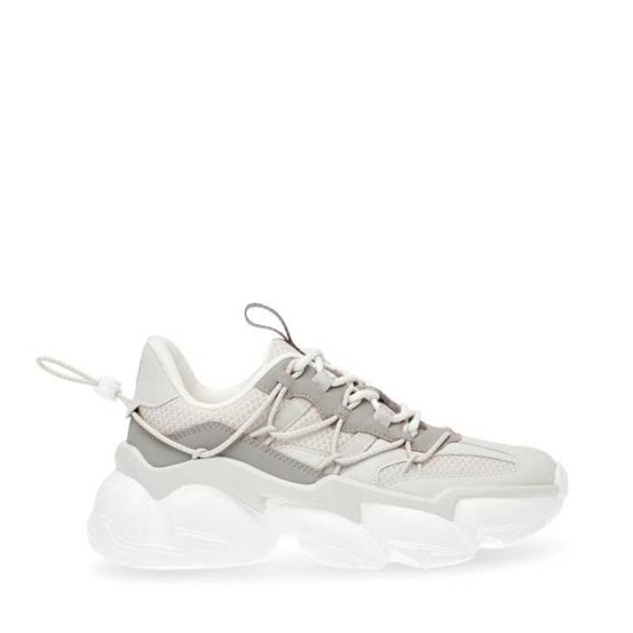スティーブマデン Steve Madden 【 Spectator Sneakers Women Grey/White 】 レディース 灰色 グレー 白色 ホワイト