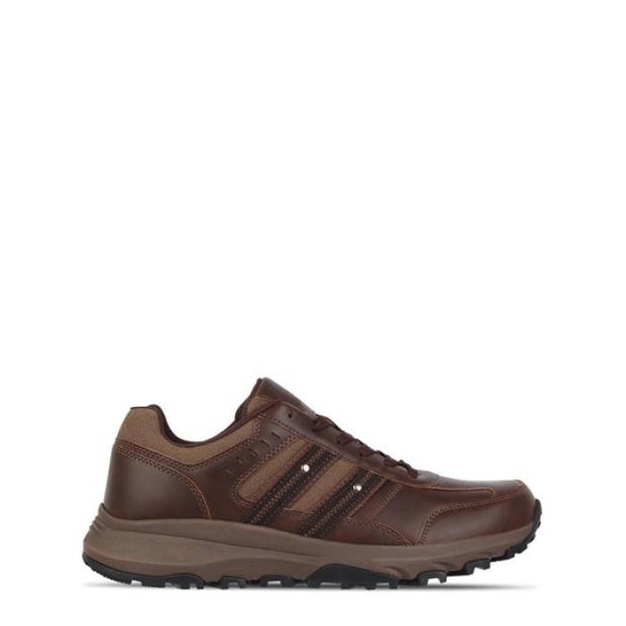 Slazenger 【 Slaz Alston Low-Top Trainers Men Brown 】 シューズ スニーカー メンズ 赤銅色 赤銅色
