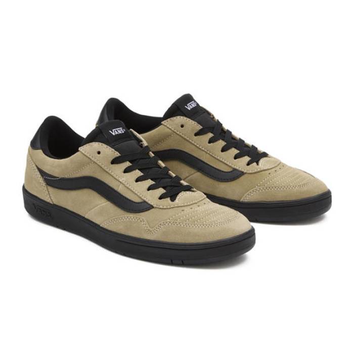 ヴァンズ Vans 【 Men\u0027s Cruze Too Comfycush Low-Top Trainers Men Khaki/Black 】 メンズ シューズ スニーカー メンズ カーキ 黒いこと 黒いこと