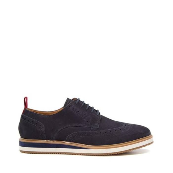 デューンロンドン Dune London 【 Britle Brogues Men Navy Nubuck 177 】 メンズ 紺色 ネイビー