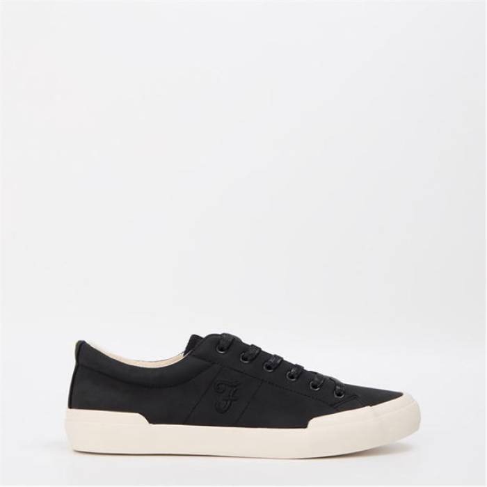 ファーラー Farah 【 Dallas Vulcanised Low-Top Trainers Men Black/White 】 ダラス シューズ スニーカー メンズ 黒いこと 黒いこと 白いこと 白いこと