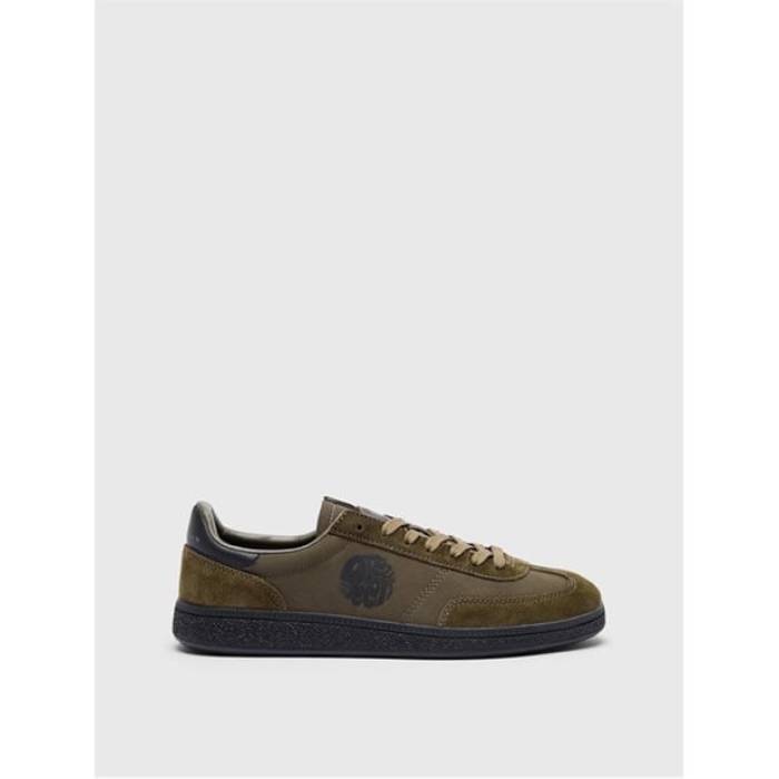 プリティーグリーン Pretty Green 【 Men\u0027s Pg Ramblas Low-Top Trainers Men Khaki 】 メンズ シューズ スニーカー メンズ カーキ スニーカー-靴