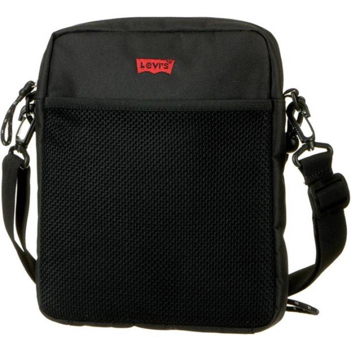 リーバイス Levis 【 Dual Strap Crossbody Bag Unisex Regular Black 】 デュエル ストラップ バッグ ユニセックス 黒色 ブラック｜スニケス