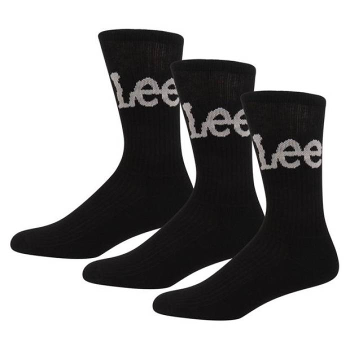 ロバート・エドワード・リー Lee 【 Adults\u0027 Pack Crew Socks Kids Black 】 労働者の一団 靴下・ソックス お坊っちゃん キッズ 黒いこと 黒いこと