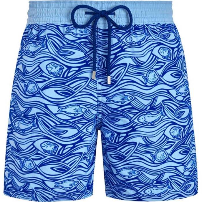 Vilebrequin 【 Men\u0027s Flocked Fish Swim Shorts Men Fleur De Lin 】 メンズ さる股引き メンズ