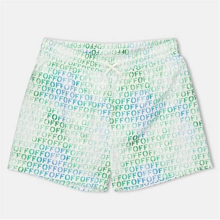 Off White 【 Kids Swim Shorts Kids Multi 】 さる股引き お坊っちゃん キッズ