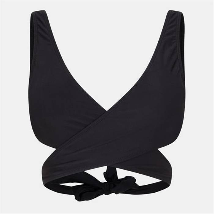 ブレイブソウル Brave Soul 【 Around Plunge Bikini Top Women Black 】 アラウンド レディース 黒色 ブラック