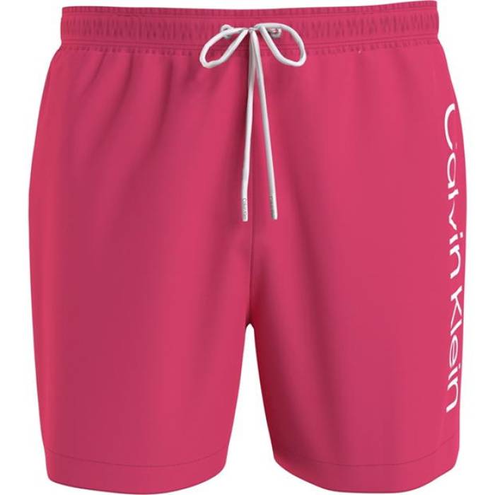 カルバンクライン Calvin Klein 【 Large Logo Swim Shorts Men Pink 2025 】 ロゴ ショーツ メンズ pink ピンク