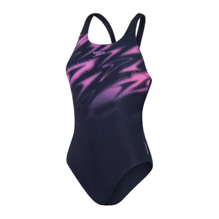 スピード Speedo 【 One Piece Swimsuit Women Navy/Pink 】 水着 レディース 紺色 ネイビー pink ピンク