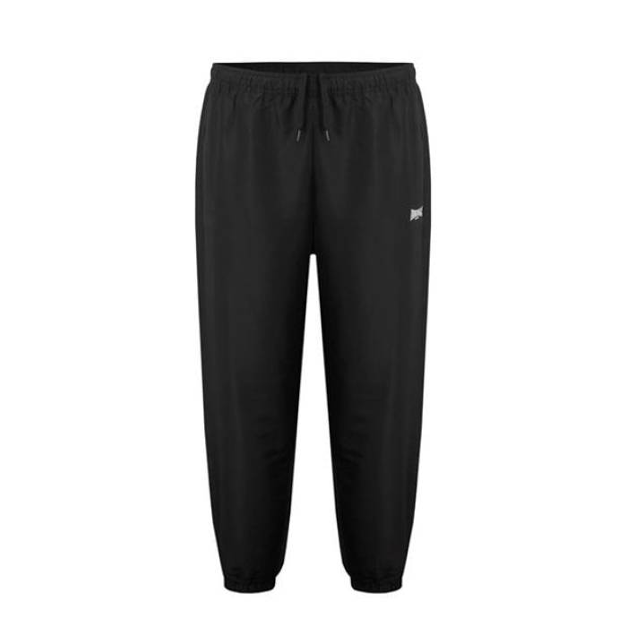 Lonsdale 【 Essential Ch Woven Jogging Bottoms Mens Men Black 】 Woven ウーブン ズボン ボトムス メンズ メンズ 黒色 ブラック