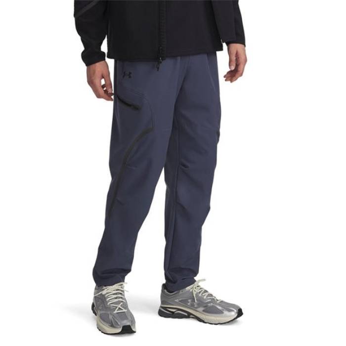 アンダーアーマー Under Armour 【 Unstop Cargo Closed Hem Woven Joggers Men Grey 】 カーゴ Woven ウーブン ジョガーパンツ メンズ 灰色 グレー