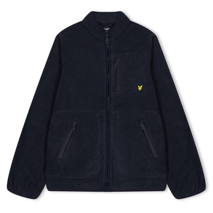 Lyle And Scott 【 Kids\u0027 Full-Zip Fleece Kids Dark Navy Z271 】 フルジップ フリース お坊っちゃん キッズ 紺色 米国海軍