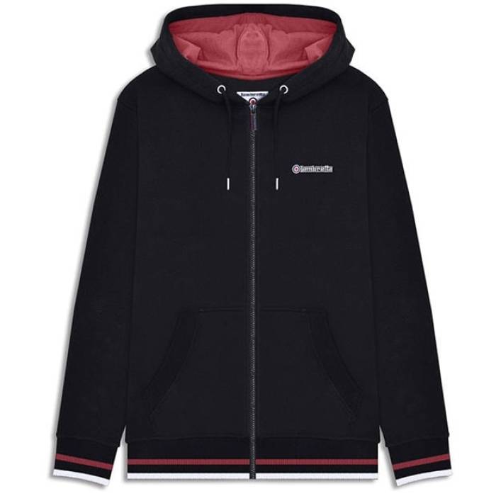 ランブレッタ Lambretta 【 Zip Hoodie Men Black 】 ジップフーディー メンズ 黒色 ブラック 18,130円