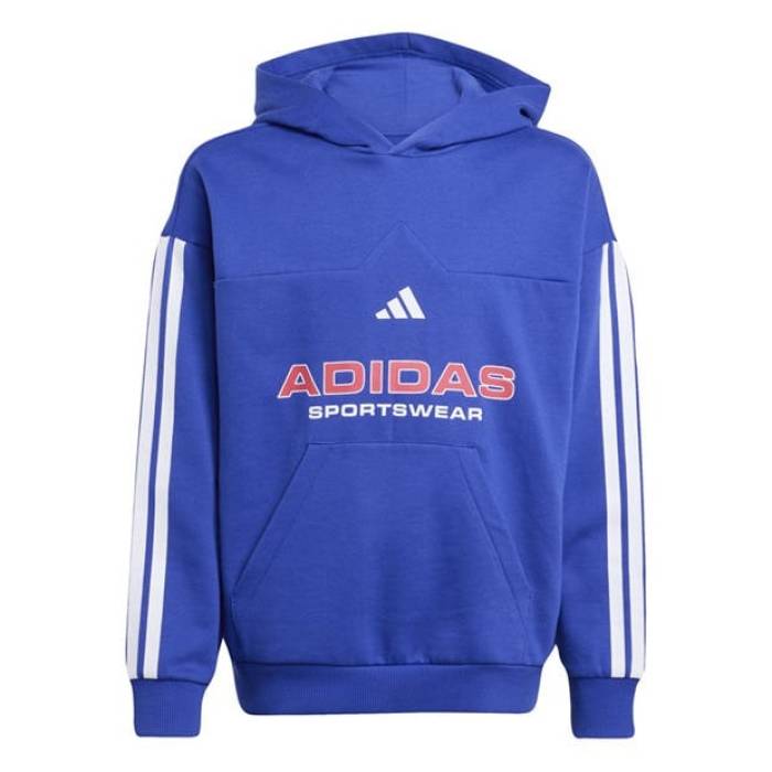 アディダス Adidas 【 House Of Tiro Fleece Hoodie Juniors Kids Blue 】 フリース フーディー パーカー お坊っちゃん キッズ 青み 青色