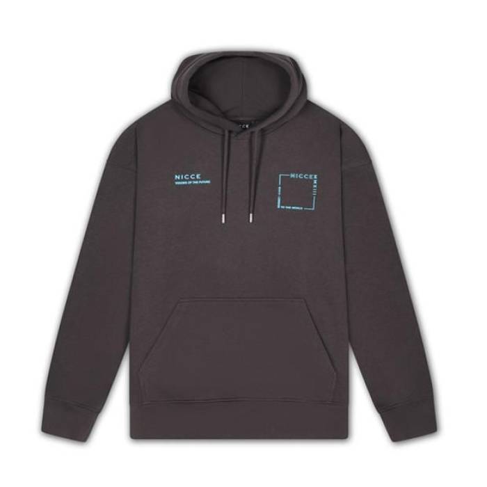 ニッチェ Nicce 【 Mens Davido Hoody- Black Men Coal 】 メンズ 黒いこと 黒いこと メンズ