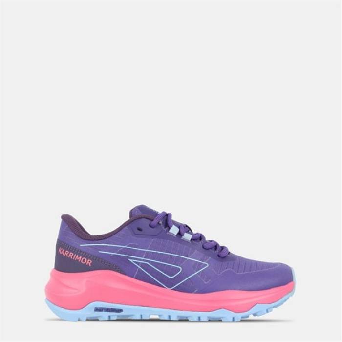 Karrimor 【 Tempo Trail Trainers Girls Kids Purple/Pink 】 シューズ スニーカー ジュニア キッズ Purple 紫・パープル pink ピンク