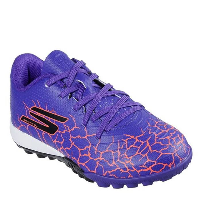 スケッチャーズ Skechers 【 Skx 01 Juniors Astro Turf Football Boots Kids Purple 】 ターフ フットボール ブーツ ジュニア キッズ Purple 紫・パープル