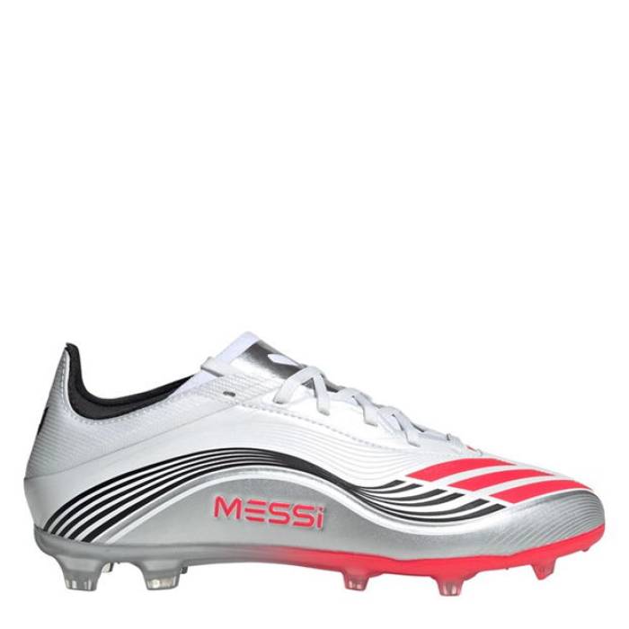 アディダス Adidas 【 F50 Elite Childrens Firm Ground Football Boots Kids White/Red 】 エリート フットボール ブーツ ジュニア キッズ 白色 ホワイト Red 赤・レッド