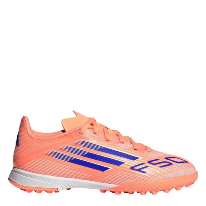 アディダス Adidas 【 F50 League Juniors Astro Turf Football Boots Kids Orange/Blue 】 ターフ フットボール ブーツ ジュニア キッズ orange 橙・オレンジ 青色 ブルー｜スニケス