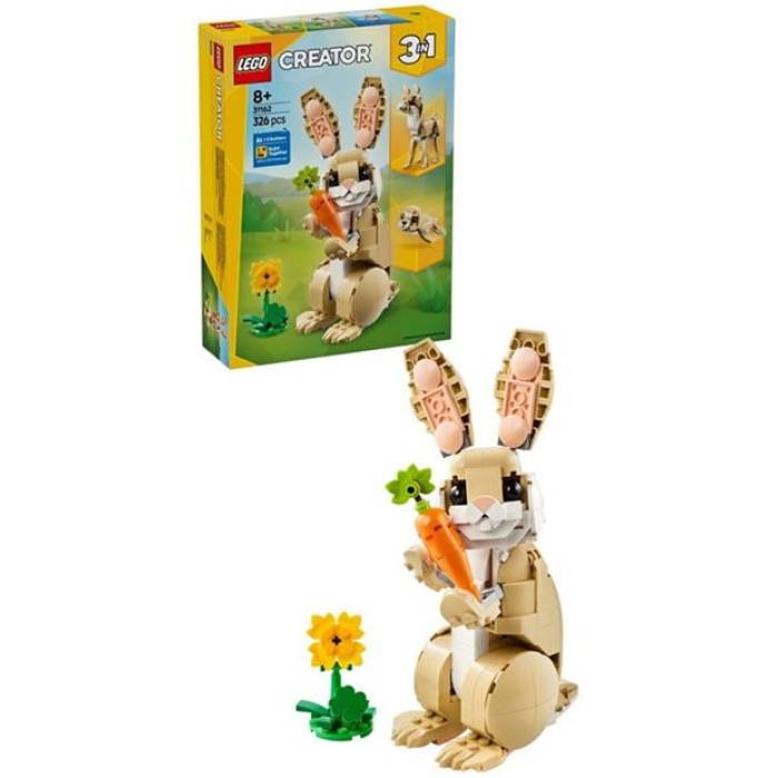 レゴ Lego 【 Creator 3In1 Cute Bunny Toy Animal Set 31162 Unisex Lego Creator 】 ユニ一発やる