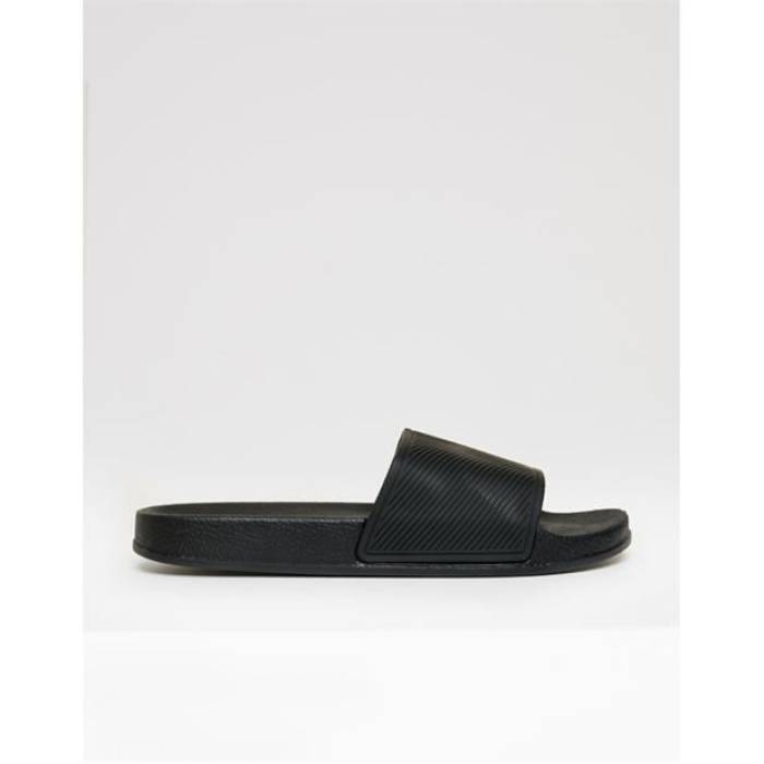 Threadbare 【 Arlo Flat Sandal Men Black 】 メンズ 黒色 ブラック