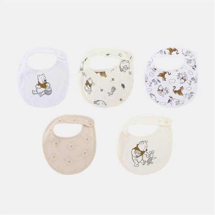 Character 【 5Pk Bibs Bb00 Unisex Winnie 】 ユニ一発やる