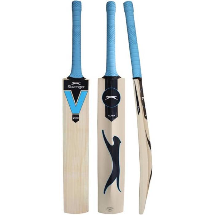 Slazenger 【 Alpha V200 Cricket Bat Juniors Unisex Blue 】 アルファ 野球バット ユニ一発やる 青碧 青碧