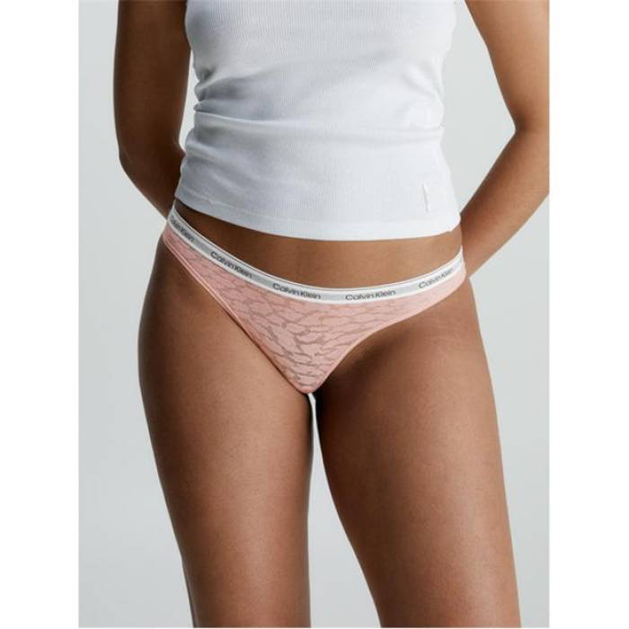 カルバンクライン Calvin Klein 【 Lace Brazilian Thong Women Subdued 】 レディース
