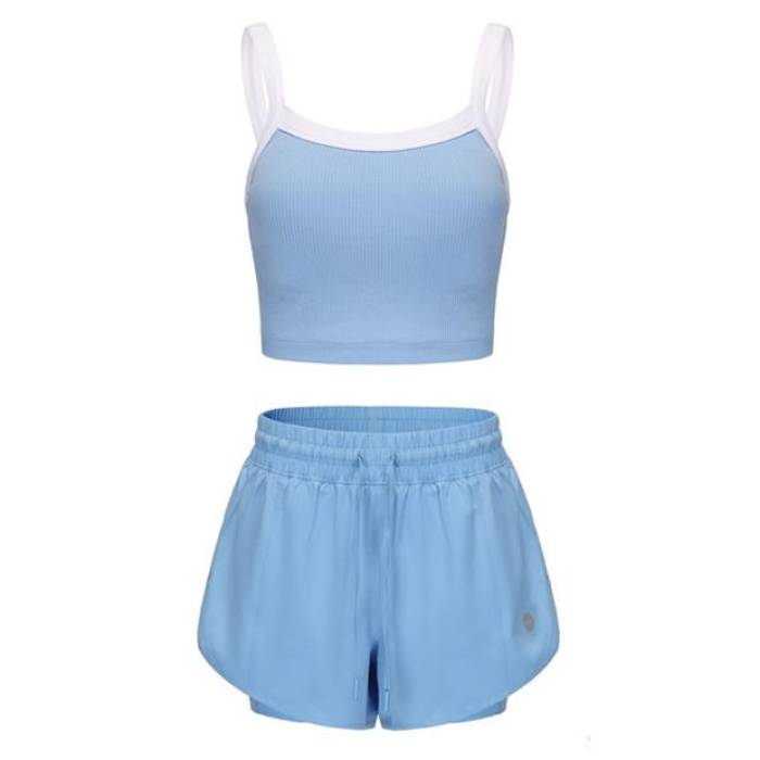 Slazenger 【 Bra Shorts Set Womens Women Little Boy Blue 】 ショーツ レディース レディース 青色 ブルー