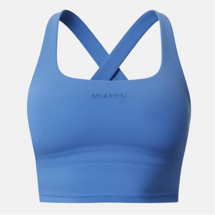 Usa Pro 【 Pro Square Neck Bra Womens Women Bijou Blue 】 プロ レディース レディース 青色 ブルー｜スニケス