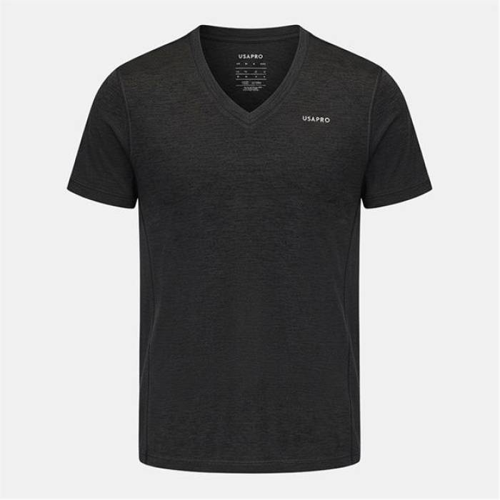 Usa Pro 【 Pro Tech V Tee Ladies Women Black 】 プロ テック Tシャツ レディース 黒色 ブラック