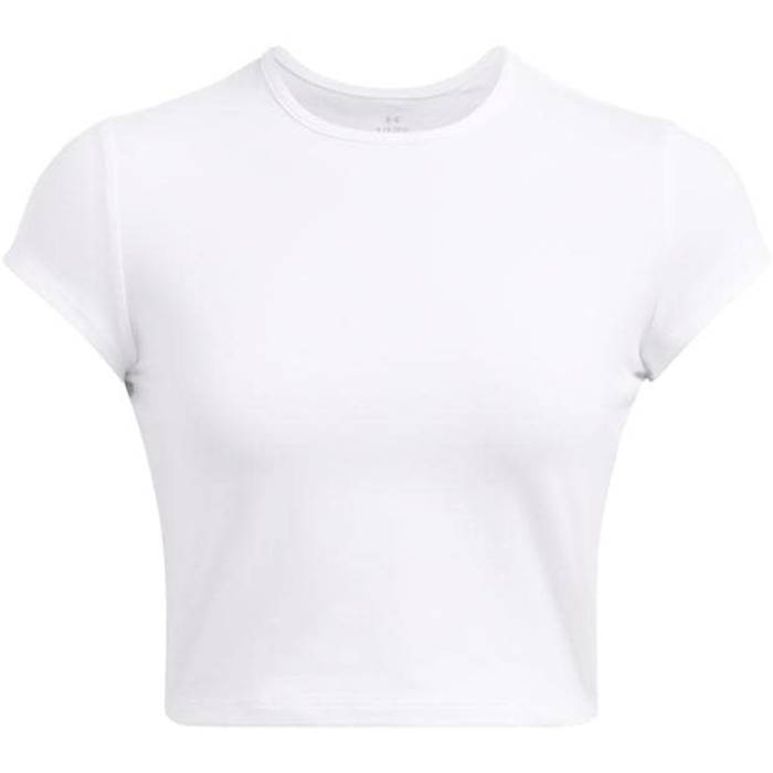 アンダーアーマー Under Armour 【 Short-Sleeve Performance Gym Top Women White 】 演奏 レディース 白いこと 白いこと