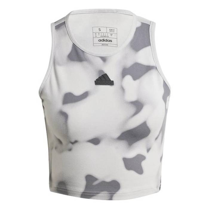 アディダス Adidas 【 Future Icons 3-Stripes Tank Top Womens Women Multi/Grey Four 】 タンクトップ レディース レディース 灰色 グレー