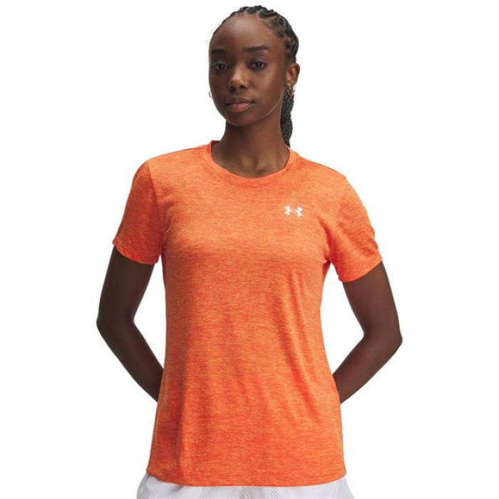 アンダーアーマー Under Armour 【 Tech Twist Short Sleeve Womens Women Orange Base 】 テック Sleeve スリーブ レディース レディース orange 橙・オレンジ